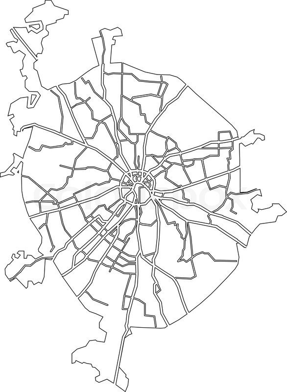Карта Москвы
